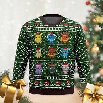 Eevee Eeveelutions Pokemon Christmas Ugly Xmas Sweater | Favorety UK