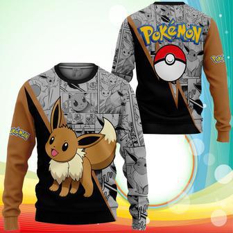 Eevee Sweatshirt Anime Pokemon Sweater | Favorety UK