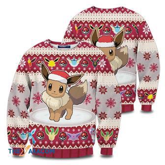 Eeveelution Pokemon Anime Manga Christmas Ugly Sweater | Favorety CA