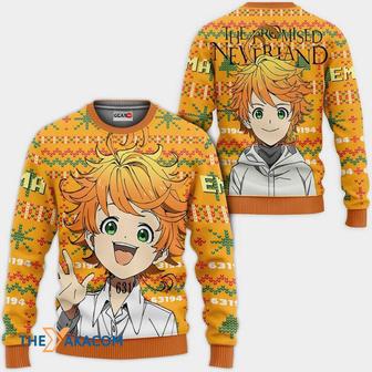 Emma Anime The Promised Neverland Custom Gift For Fan Anime Christmas Ugly Sweater | Favorety UK