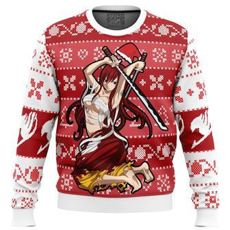 Erza Scarlet Fairy Tail Ugly Christmas Sweater | Favorety CA