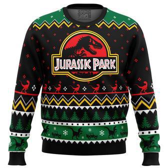 Ethics of Cloning Jurassic Park Ugly Christmas Sweater | Favorety CA