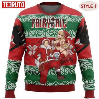 Fairy Tail Anime Christmas Ugly Wool Knitted Sweater Multiple Styles | Favorety AU