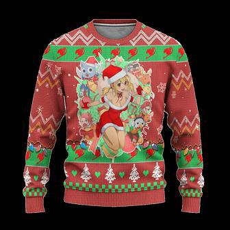 Fairy Tail Anime Ugly Christmas Sweater Custom Pink Xmas Gift | Favorety CA