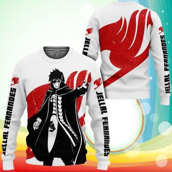 Fairy Tail Jellal Fernandes Sweatshirt Silhouette Anime Printed Sweaters | Favorety