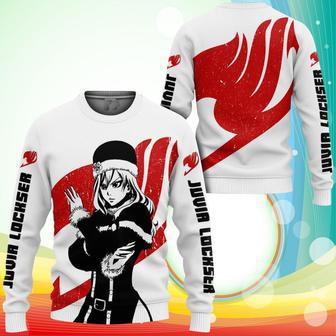 Fairy Tail Juvia Lockser Sweatshirt Silhouette Anime Printed Sweaters | Favorety UK