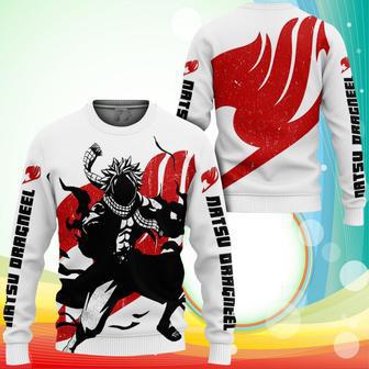 Fairy Tail Natsu Dragneel Sweatshirt Silhouette Anime Printed Sweaters | Favorety UK