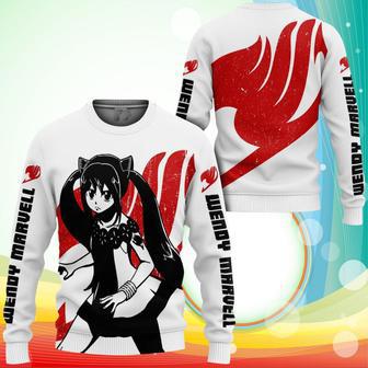 Fairy Tail Wendy Marvell Sweatshirt Silhouette Anime Printed Sweaters | Favorety CA