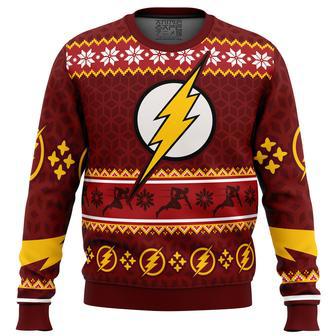 Fast Christmas The Flash DC Comics Ugly Christmas Sweater | Favorety AU