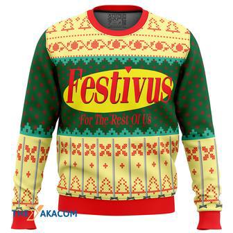 Festivus For The Rest Of Us Gift For Fan Anime Christmas Ugly Sweater | Favorety DE