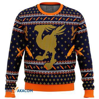 Final Fantasy Chocobo Gift For Fan Anime Christmas Ugly Sweater | Favorety CA