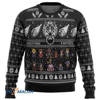 Final Fantasy VII Gift For Fan Anime Christmas Ugly Sweater | Favorety CA