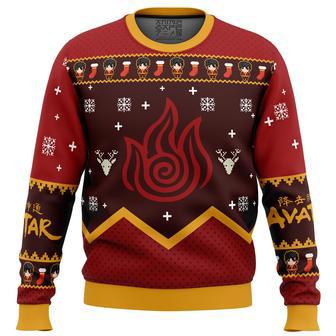 Firebenders Fire Nation Avatar Ugly Christmas Sweater | Favorety CA