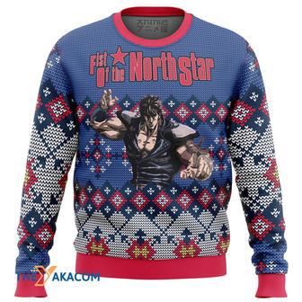 Fist of the North Star Alt Custom Gift For Fan Anime Christmas Ugly Sweater | Favorety AU