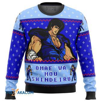 Fist of the North Star Omae Wa Mou Shindeiru Gift For Fan Anime Christmas Ugly Sweater | Favorety