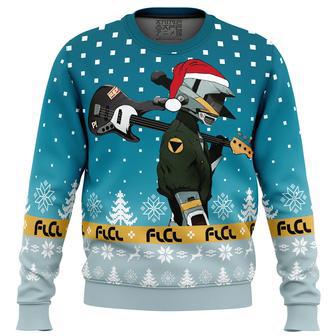 FLCL Canti Saw Christmas Tree Ugly Christmas Sweater | Favorety AU