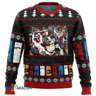 FLCL Fooly Cooly Holidays Gift For Fan Anime Christmas Ugly Sweater | Favorety