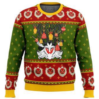 Forest Spirit Princess Mononoke Ugly Christmas Sweater | Favorety