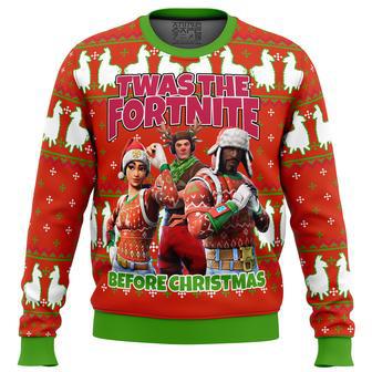 Fortnite Twas Night Ugly Christmas Sweater | Favorety