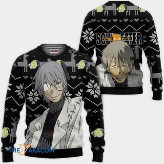 Franken Stein Anime Soul Eater Custom Gift For Fan Anime Christmas Ugly Sweater | Favorety CA