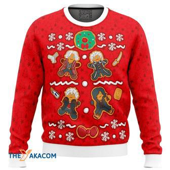 Fresh Baked Devil Hunters Devil May Cry Gift For Fan Anime Christmas Ugly Sweater | Favorety UK