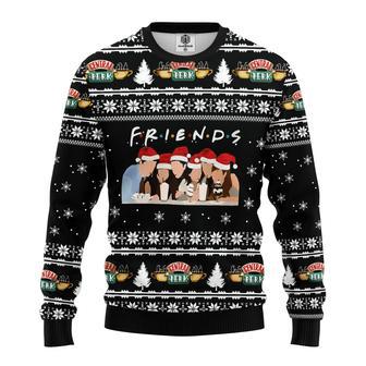 Friends Christmas Sweater Friends Characters Central Perk Black Ugly Sweater | Favorety DE