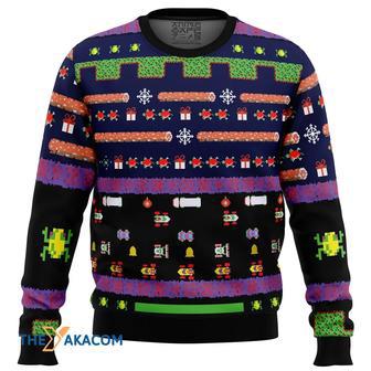 Frogger Custom Gift For Fan Anime Christmas Ugly Sweater | Favorety DE