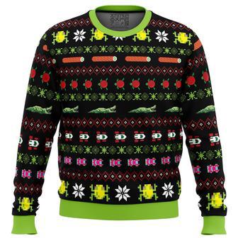 Frogs Logs & Automobiles Frogger Ugly Christmas Sweater | Favorety