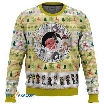 Fruits Basket Chinese Zodiac Gift For Fan Anime Christmas Ugly Sweater | Favorety AU