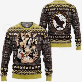 Fukurodani Academy Haikyuu Anime Xmas Ugly Christmas Knitted Sweater | Favorety CA