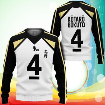 Fukurodani Kotaro Bokuto Sweatshirt Number Uniform Haikyuu Anime Printed Sweaters | Favorety AU