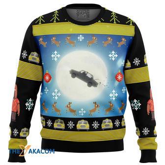 Full Moon Odd Taxi Custom Gift For Fan Anime Christmas Ugly Sweater | Favorety UK