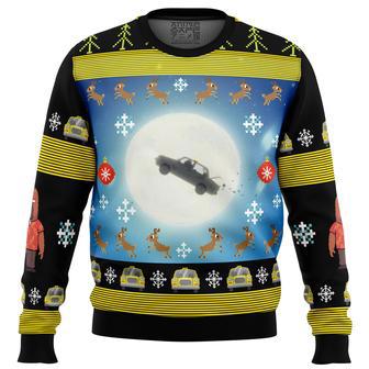 Full Moon Odd Taxi Ugly Christmas Sweater | Favorety CA