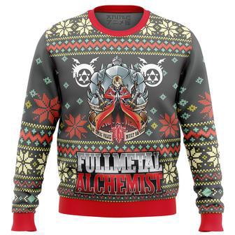 Fullmetal Alchemist Alt Ugly Christmas Sweater | Favorety