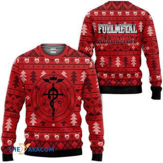 Fullmetal Alchemist Custom Gift For Fan Anime Christmas Ugly Sweater | Favorety