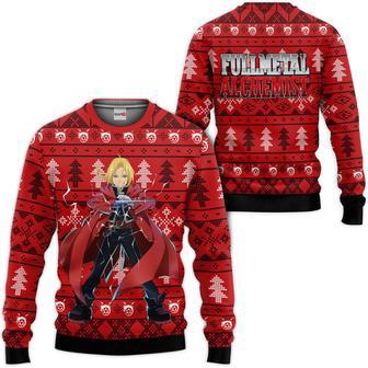 Fullmetal Alchemist Edward Elric Custom Anime Ugly Christmas Sweater | Favorety