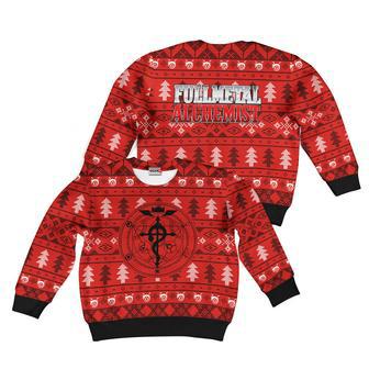 Fullmetal Alchemist Kids Ugly Christmas Sweater Custom For Anime Fans | Favorety