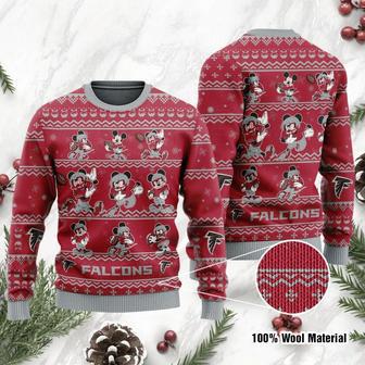 Funny Mickey Mouse Arizona Cardinals NFL Christmas Ugly Sweater | Favorety CA