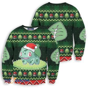 Fushigidane Pokemon Anime Ugly Sweater | Favorety UK