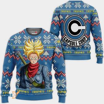 Future Trunks Anime Dragon Ball Custom Gift For Fan Anime Christmas Ugly Sweater | Favorety CA