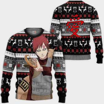 Gaara Anime Ugly Christmas Knitted Sweater | Favorety AU