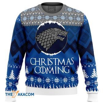 Game of Thrones Christmas is Coming Gift For Fan Anime Christmas Ugly Sweater | Favorety CA