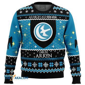 Game of Thrones House Arryn Gift For Fan Anime Christmas Ugly Sweater | Favorety DE