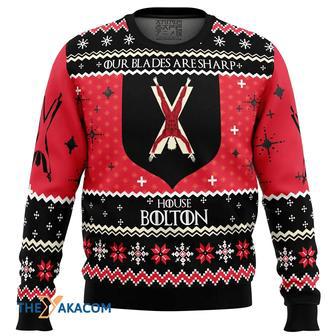 Game of Thrones House Bolton Gift For Fan Anime Christmas Ugly Sweater | Favorety