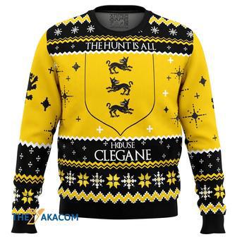 Game of Thrones House Clegane Gift For Fan Anime Christmas Ugly Sweater | Favorety UK