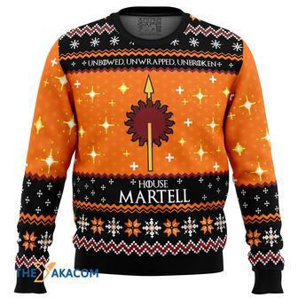 Game of Thrones House Martell Gift For Fan Anime Christmas Ugly Sweater | Favorety