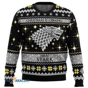 Game of Thrones House Stark Gift For Fan Anime Christmas Ugly Sweater | Favorety UK