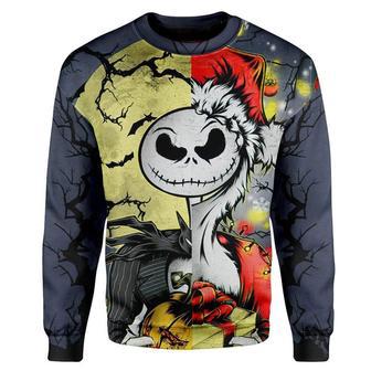 Gearhumans Jack Skellington Halloween And Grinch Christmas Custom Apparel | Favorety DE