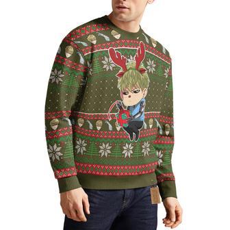 Genos One Punch Man Ugly Christmas Sweater | Favorety AU