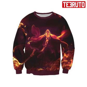 Genryusai Shigekuni Yamamoto Fire - Bleach Anime Sw AOP Sweatshirt | Favorety AU